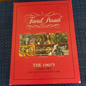 Vintage Trivial Pursuit The Sixties expansion pack